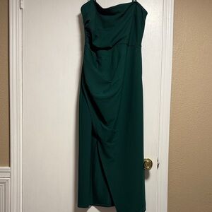Abercrombie & Fitch One Green Midi Dress
